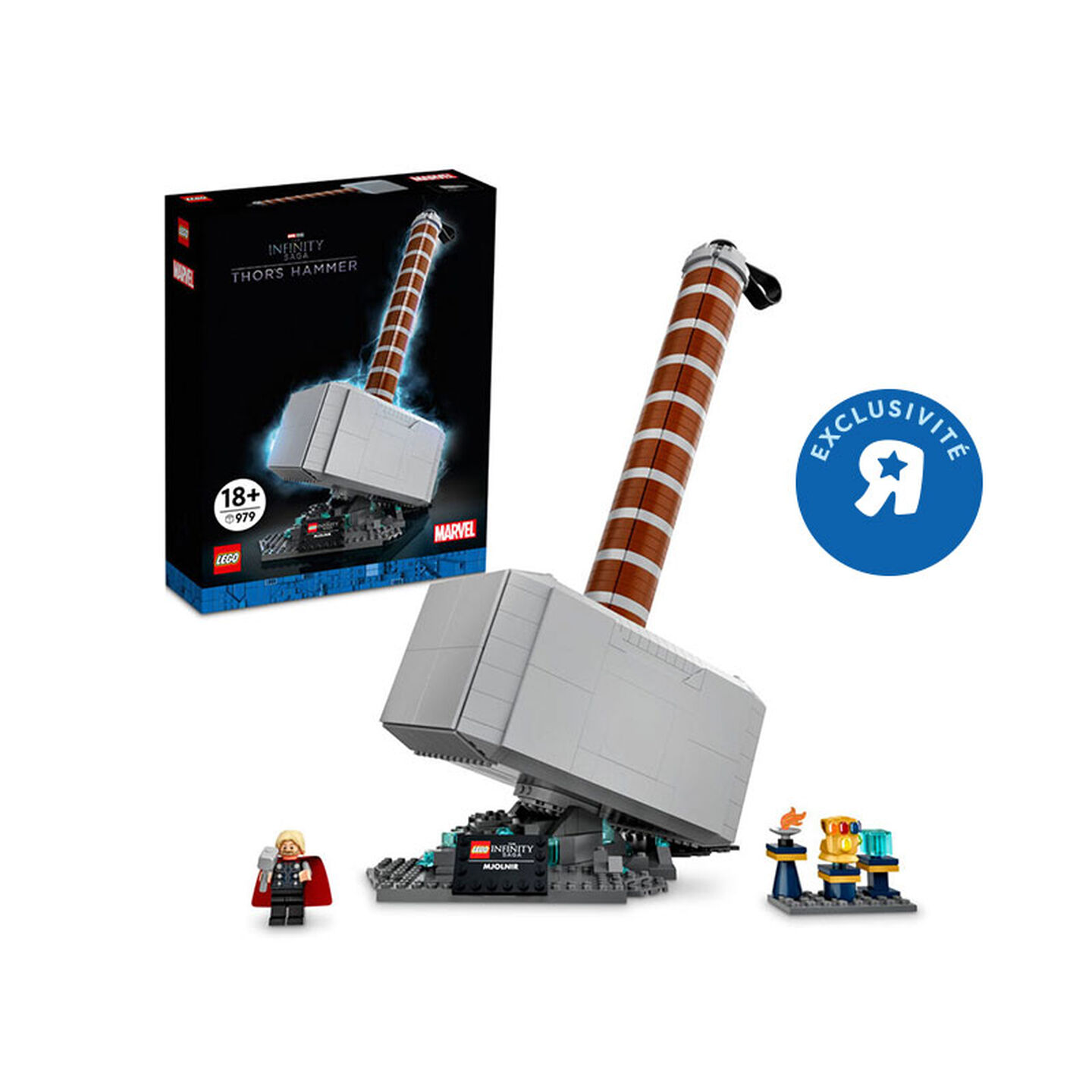 Coffret LEGO® Marvel Le marteau de Thor