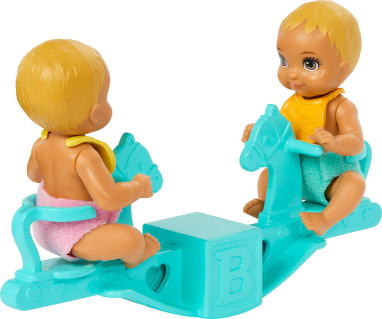 Barbie Skipper Babysitter Doll with Twin Nursery Playset & Accessories
