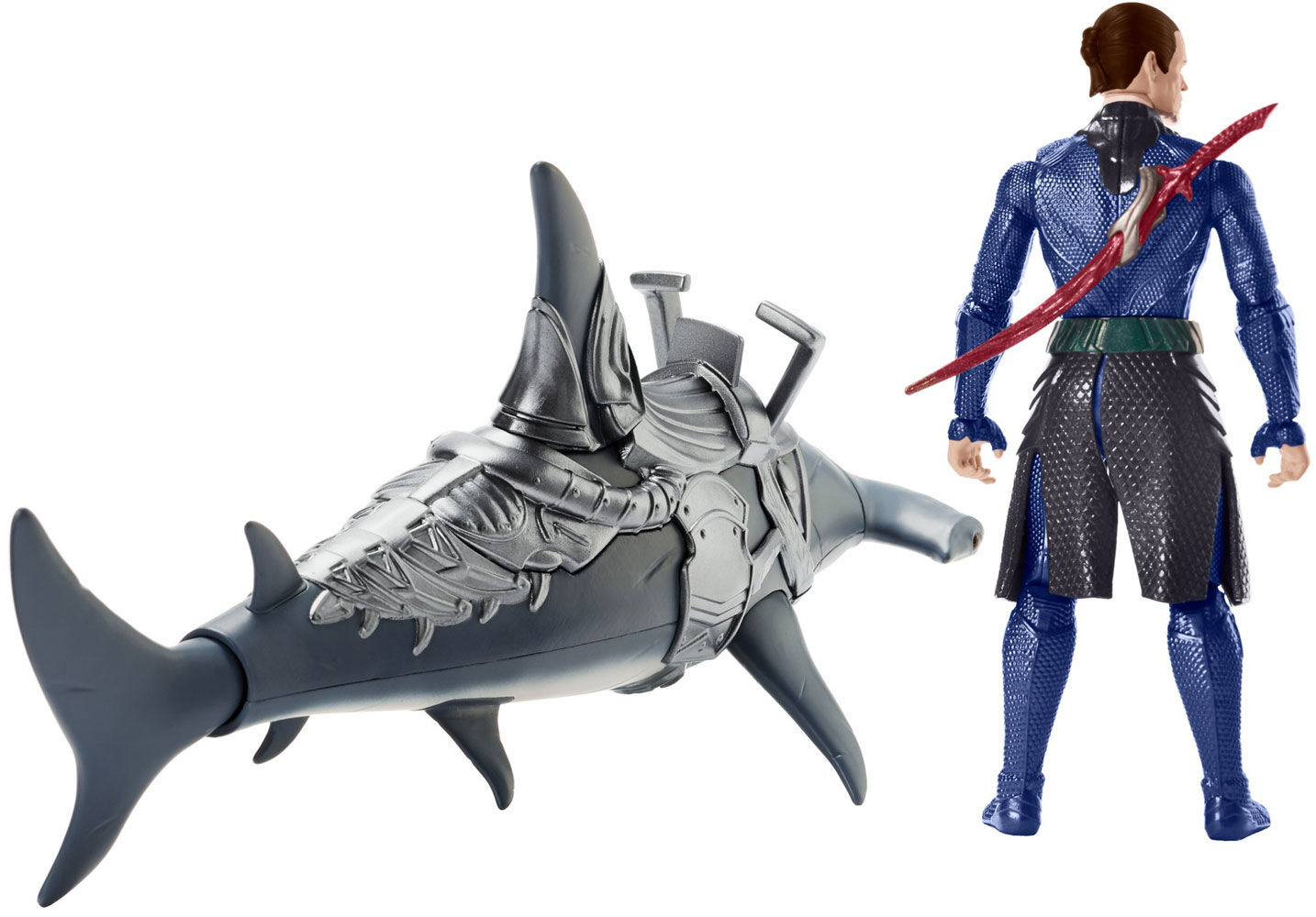 aquaman toy with shark
