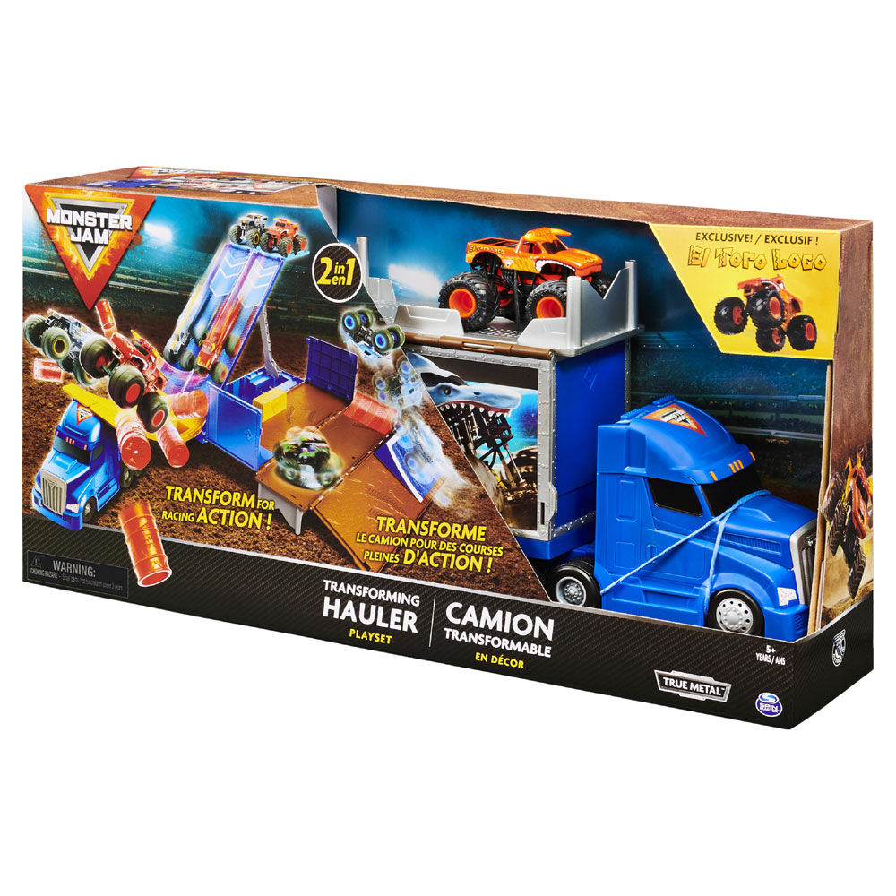 transforming hauler playset