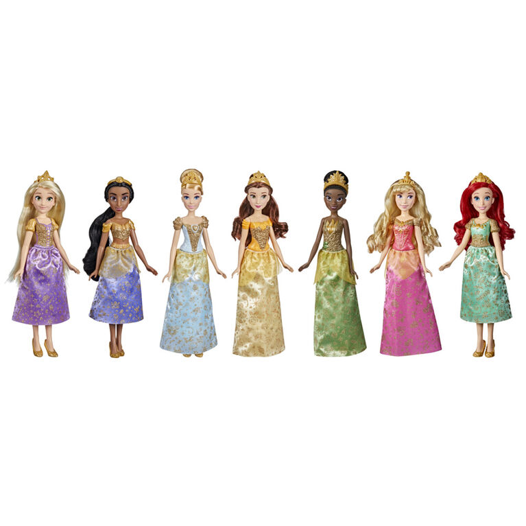 Disney Princess Ultimate Dress Pack, Fashion Doll 7-Pack with