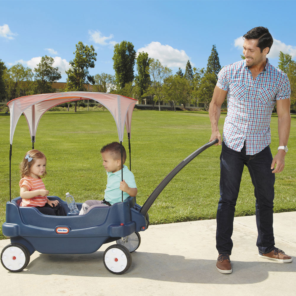 little tikes wagon with canopy