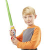 Star Wars Lightsabler Squad, Sabre laser Luke Skywalker à lame verte extensible, jouet de déguisement
