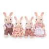 Calico Critters Sweeptea Rabbit Family, lot de 4 figurines de poupée à collectionner