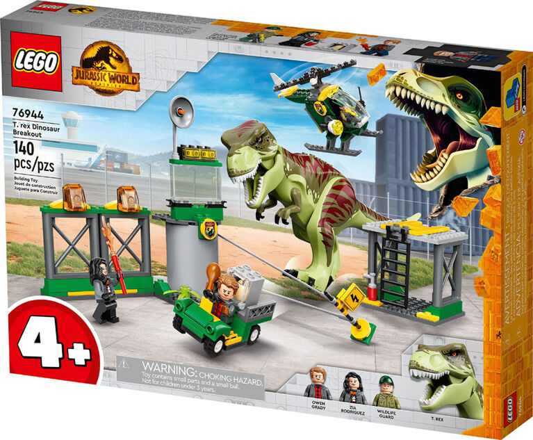 Acheter Lego Jurassic World Dinosaure T. Rex Escape 76944