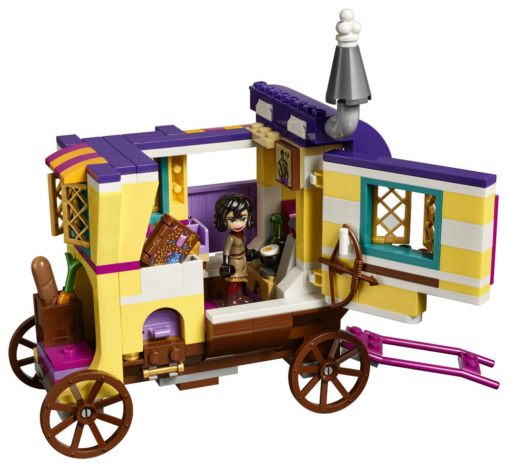 lego rapunzel caravan