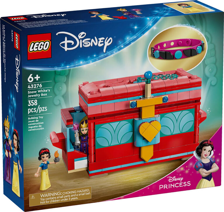 LEGO Disney La boîte à bijoux de Blanche-Neige Jouet de construction 43276