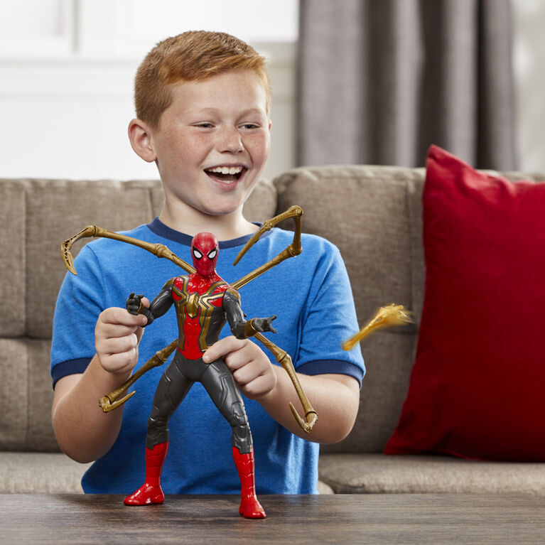 Figurine Spiderman Lance Toile