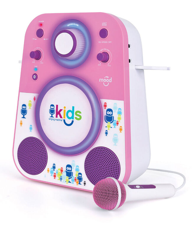 Singing Machine Kids Mood LED Bluetooth Karaoke System - Blue