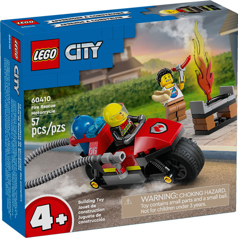 LEGO City Fire Rescue Motorcycle Toy Building Set 60410 | Toys R Us Canada