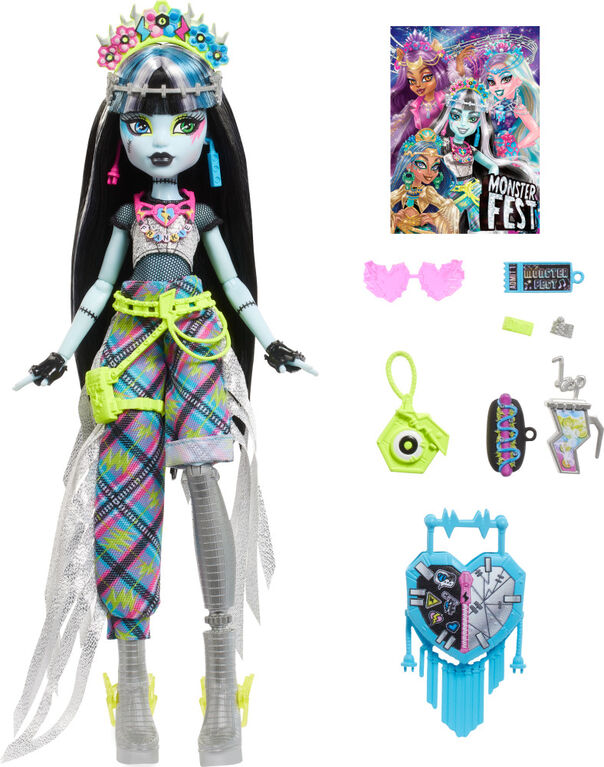 Monster High-Poupée Frankie Stein Monster Fest-Poupée et accessoires