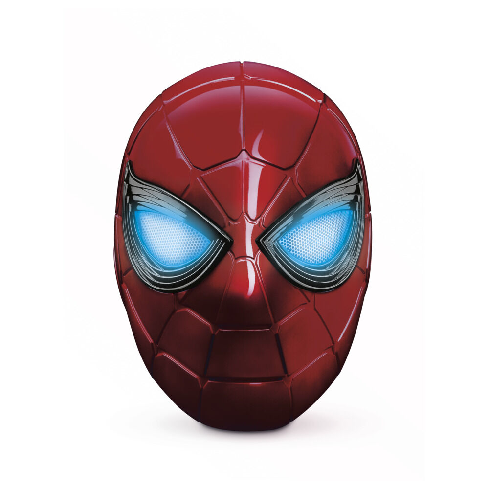 Marvel Legends Series Spider-Man Iron Spider Electronic Helmet with Glowing  Eyes, 6 Light Settings and Adjustable Fit