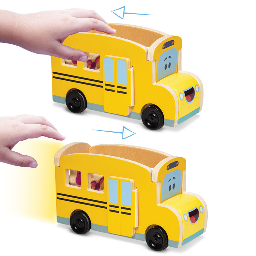 Pull back clearance school bus