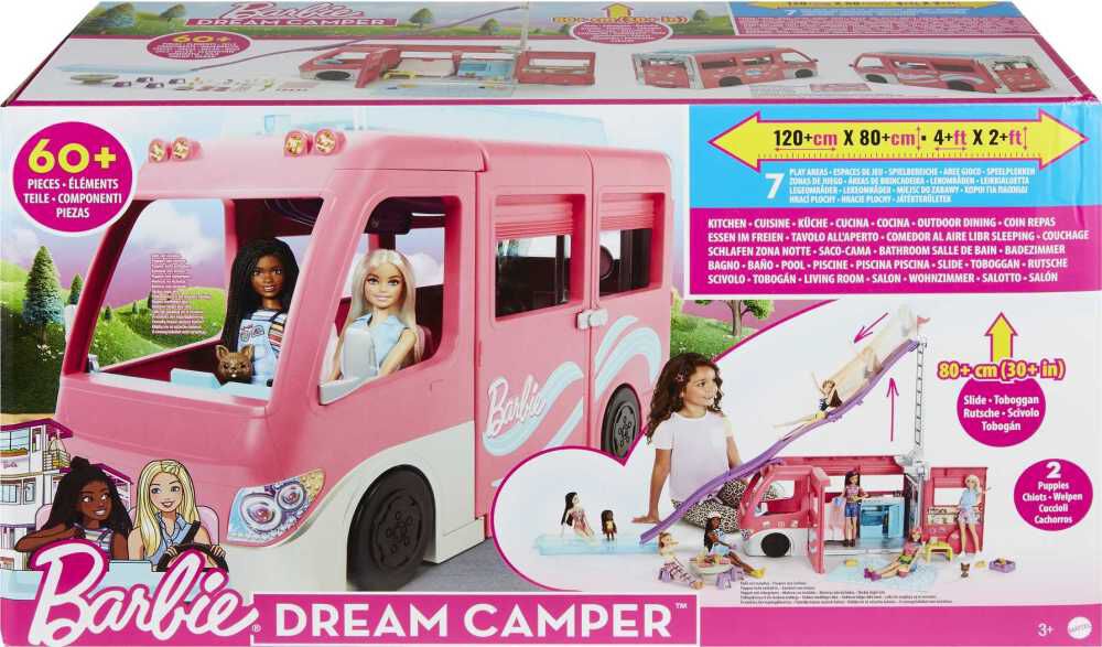 Camping car barbie hot sale toys r us