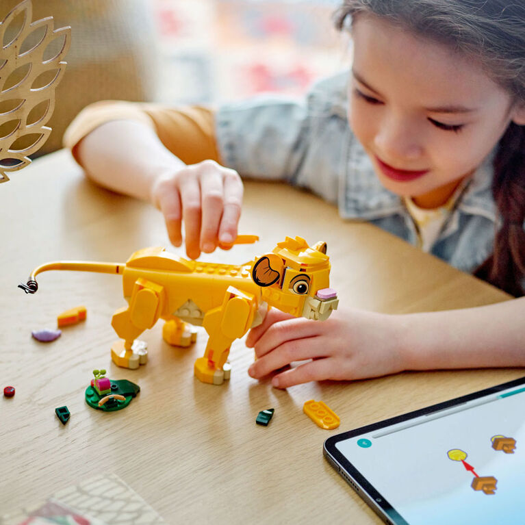 LEGO Disney Simba the Lion King Cub Disney Toy Buildable Gift Idea 43243