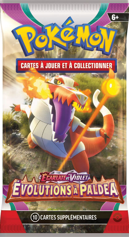 Booster Pokémon Écarlate et Violet Évolutions à Paldea en français