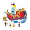 Ensemble de Jeu de Bateau Pirate d'Aventure de Trésor de Disney Junior Mickey Mouse Funhouse avec Sons et Figurines - Édition anglaise