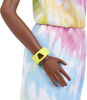 ​Barbie Fashionistas Doll #180, Tie-dye Romper, Sneakers, Yellow Bracelet