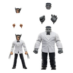 Marvel Legends Series Marvel's Patch and Joe Fixit, Wolverine Action Figures