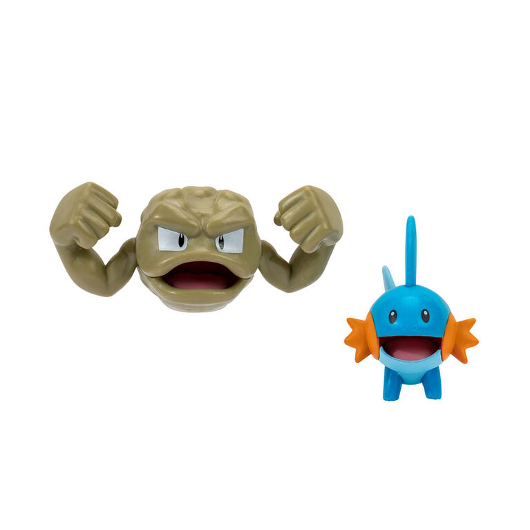Gobou et Racaillou Figurine Battle Figure Pack Pokémon Jouet