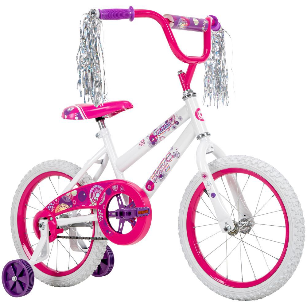 Avigo Glitter, 16 inch Bike White and Pink