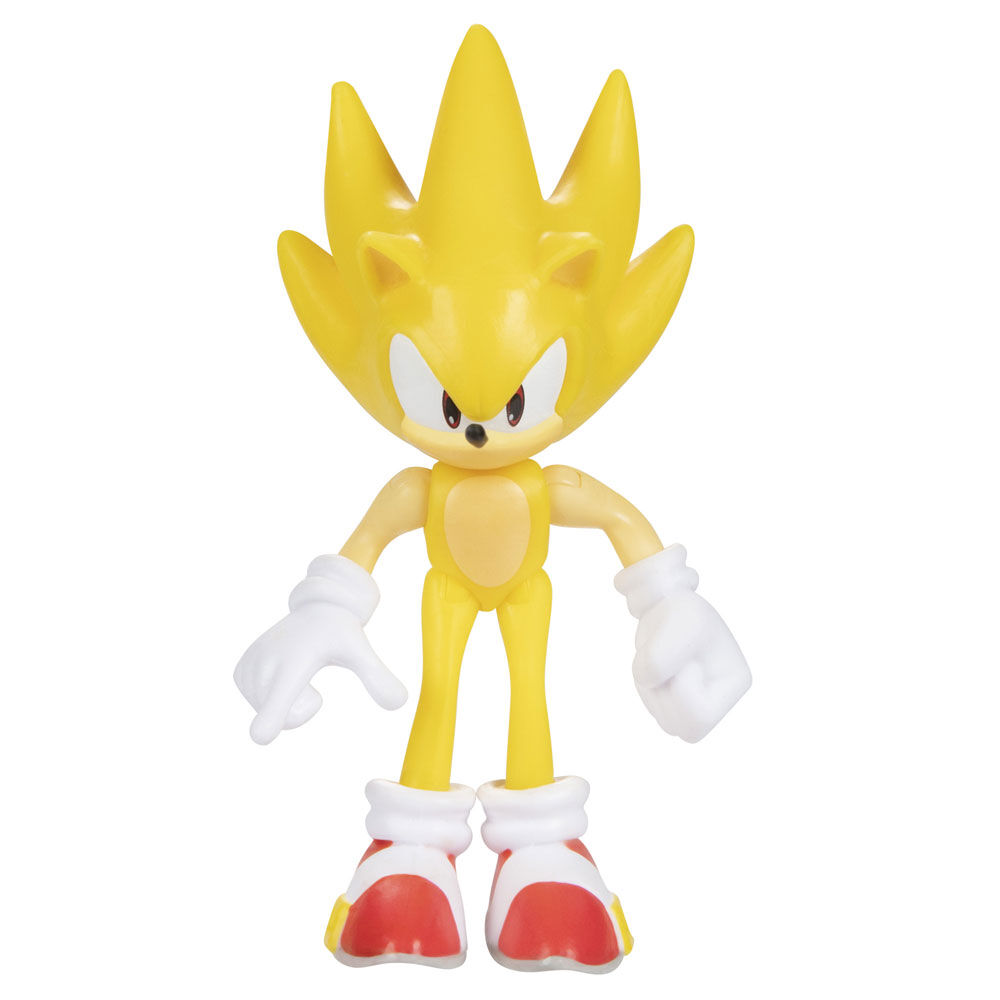 Sonic the Hedgehog two and a half inch articulated figures - Super Sonic