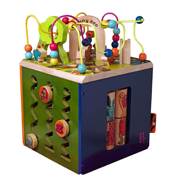 Zany Zoo cube d'activité en bois, B. Toys 