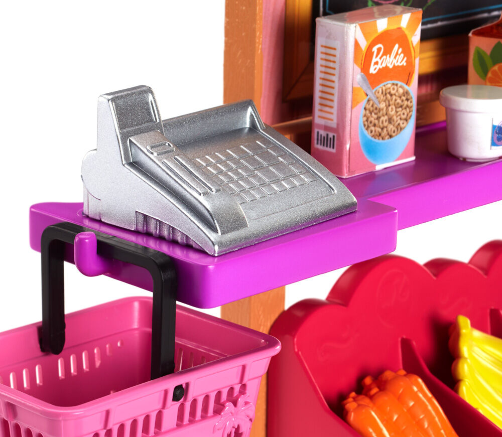 barbie grocery stand