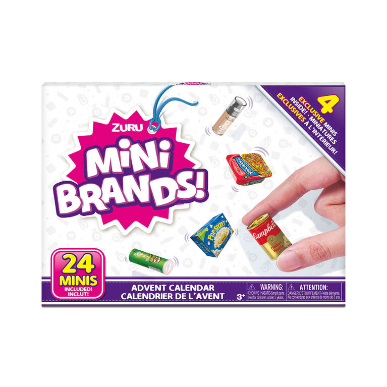  Mini Brands Advent Calendar 2023 by ZURU Mini Brands Limited  Edition Advent Calendar with 4 Exclusive Minis, Mystery Collectibles Toys  Comes with 24 Minis(Multi color) : Mini Brands: Home & Kitchen