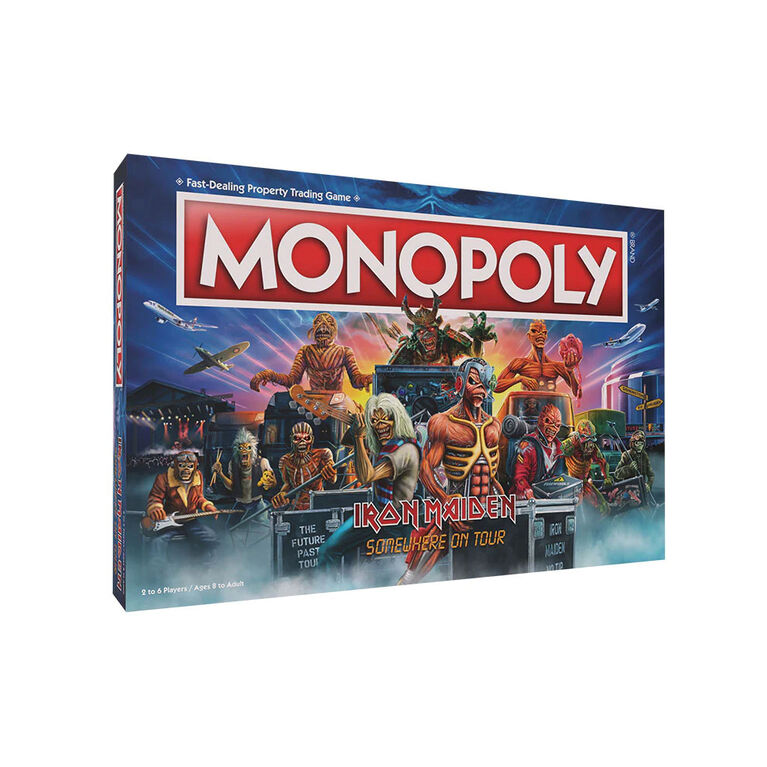USAopoly MONOPOLY: Iron Maiden - Édition anglaise