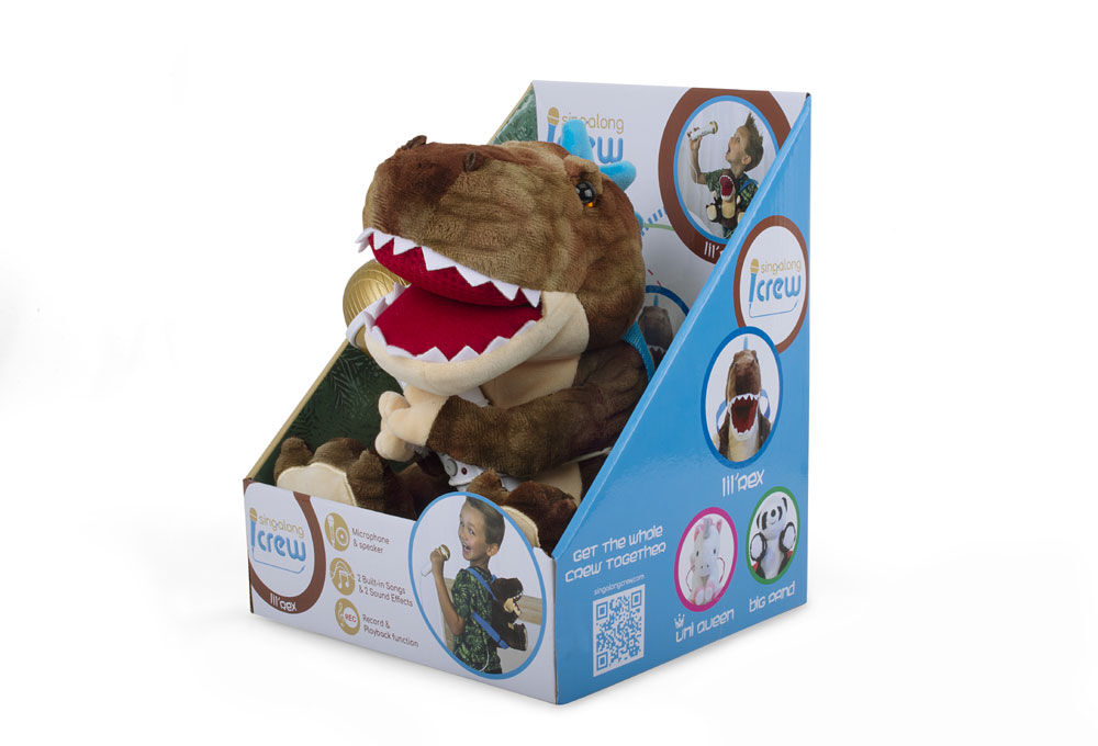 Singing Machine Plush Sing Along Lil Rex English Edition