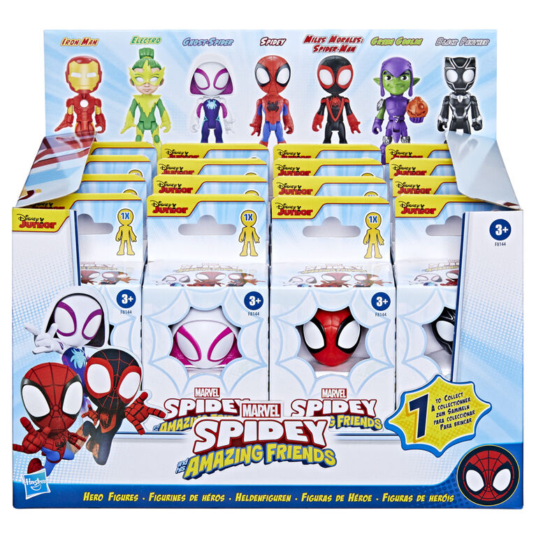 Marvel: Spidey and His Amazing Friends Web Squad Figure Collection, 5  Preschool Kids Toy Action Figures for Boys and Girls Ages 3 4 5 6 7 and Up