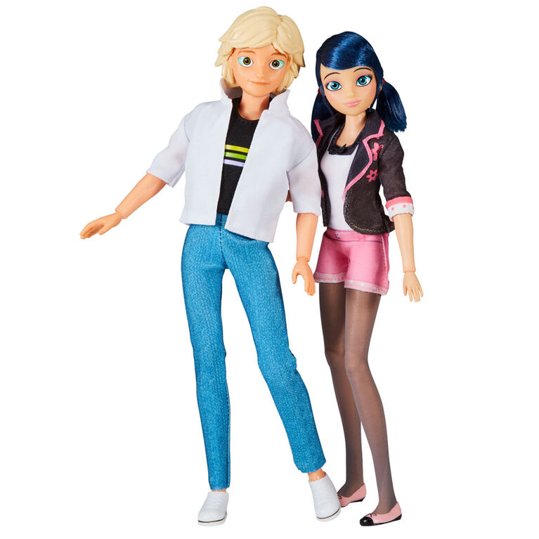 Miraculous Crush Pack - Marinette and Adrien Fashion Doll 2-Pack