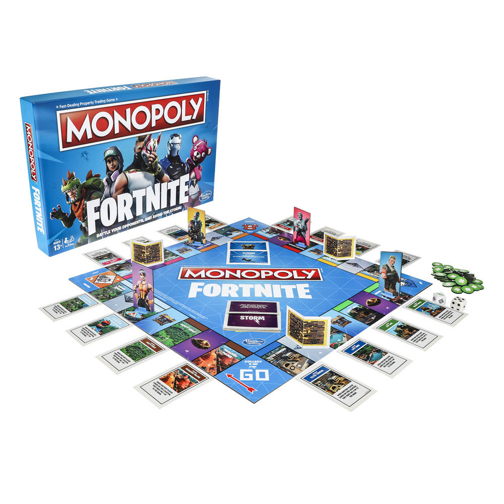 hasbro monopoly fortnite board game