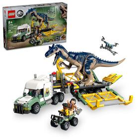 LEGO Jurassic World Dinosaur Missions: Allosaurus Transport Truck Toy, Fun Gift Idea for Kids 76966