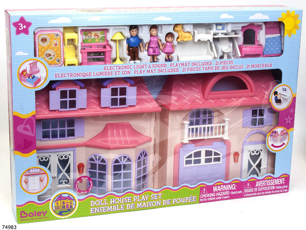 Barbie house with clearance lights and sounds