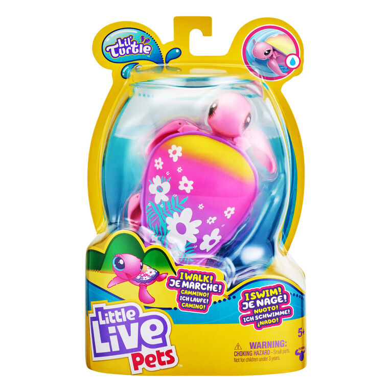 Little Live Pets Lil' Turtle S10 Single Pack Beachbloom | Toys R Us Canada