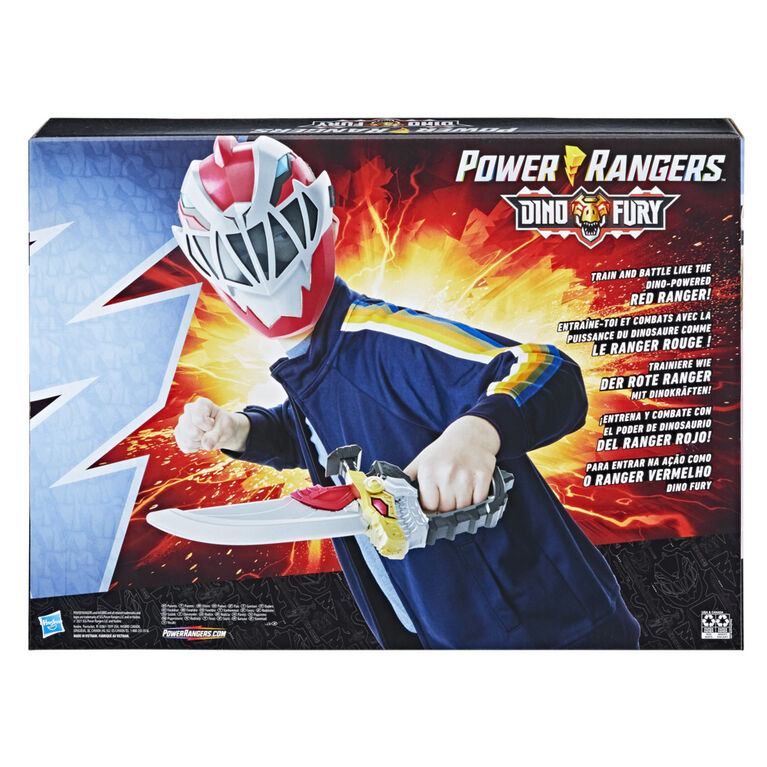 Power Rangers Dino Fury Red Ranger Kids Role Play Toy - R Exclusive ...