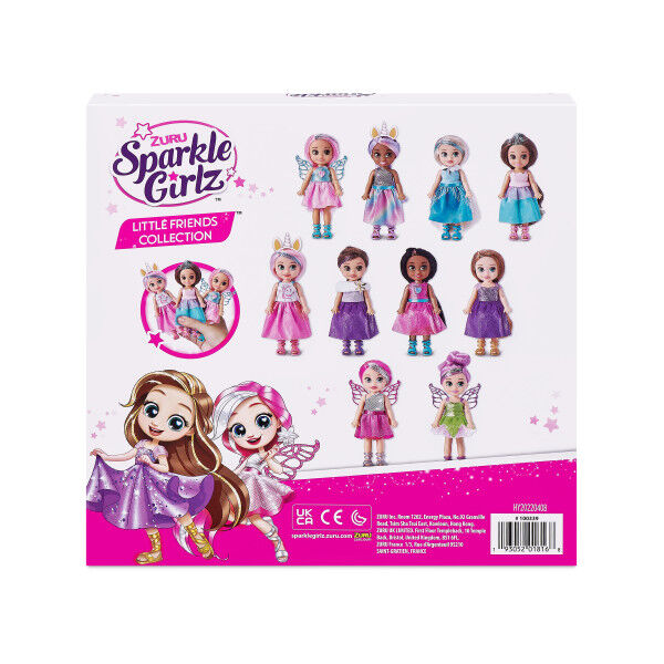 Zuru Sparkle Girlz Little Friends Set of 10 Dolls (Styles May Vary) - R  Exclusive