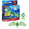Marvel Spider-Man, Epic Hero Series Web Splashers, coffret Green Symbiote Hydro-Ailes, figurine de 10 cm avec véhicule