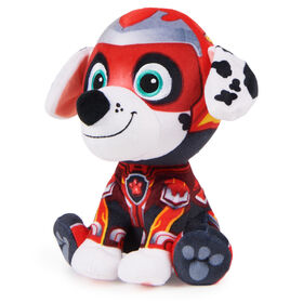 PAW Patrol: The Mighty Movie, Mighty Pups Marshall Plush Toy, 7-Inch Tall, Premium Stuffed Animals