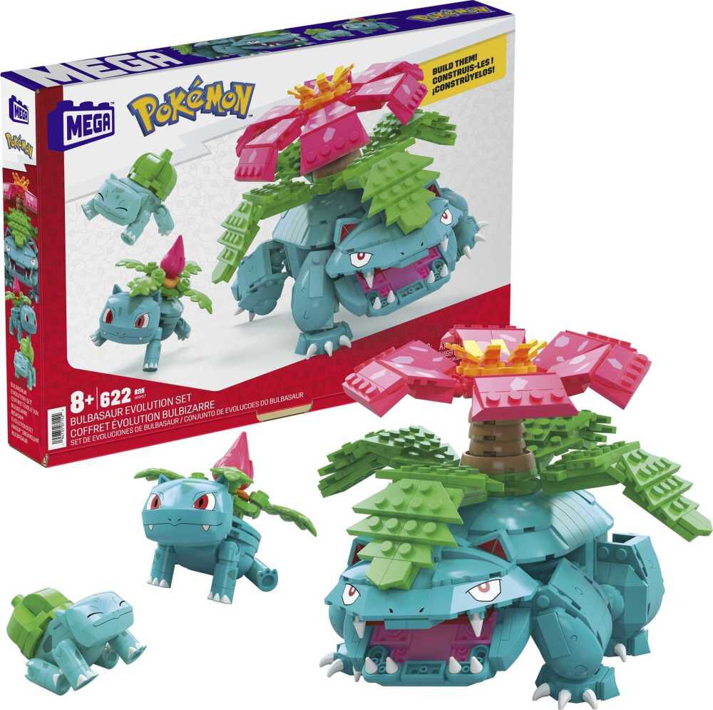 Mega Pokemon Bulbasaur Evolution Set