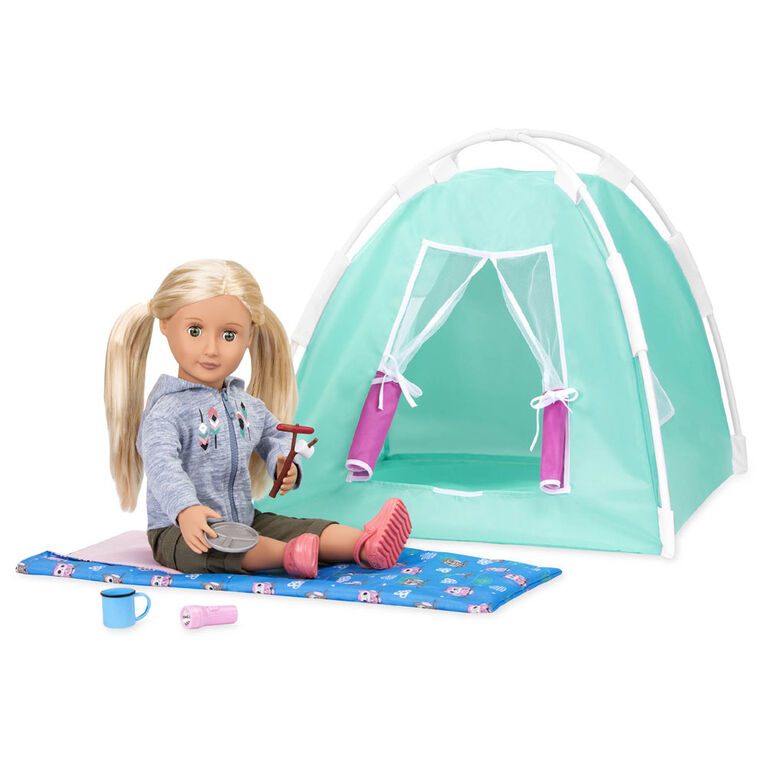 Our Generation 18 Boy Doll Camping Outfit with Light-up Lantern - Campsite  Delight