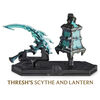 League of Legends, Faux et lanterne officielles de Thresh à collectionner avec socle, armes True Metal, Première Édition à collectionner