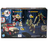 Transformers Collaborative Jurassic Park x Transformers, figurines Dilophocon et Autobot JP12
