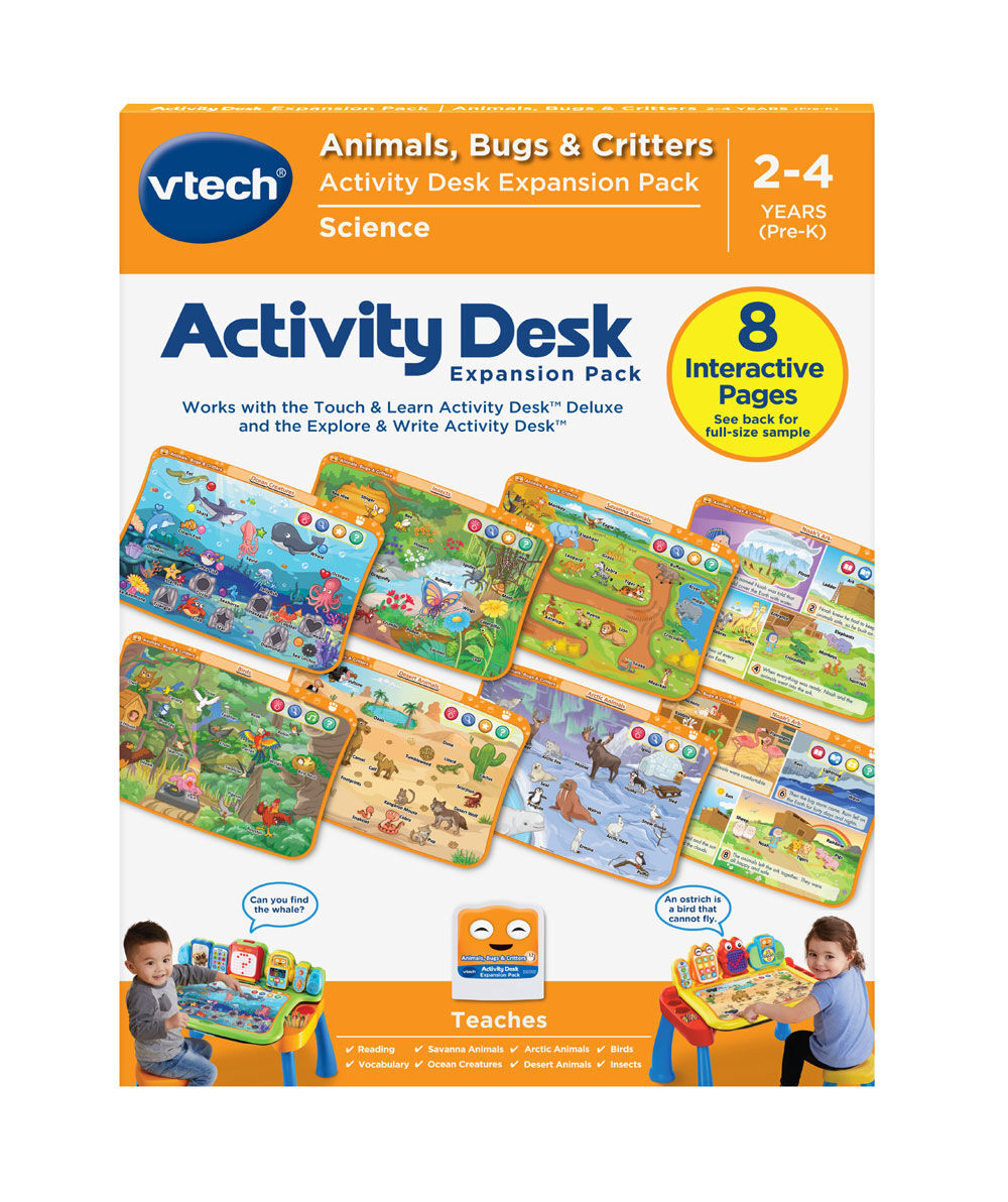 vtech explore and write activity desk expansion pack