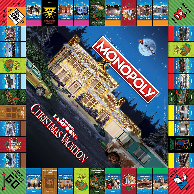 USAopoly MONOPOLY: National Lampoon's Christmas Vacation - English Edition