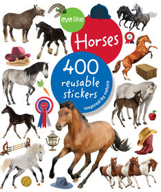 Eyelike Stickers: Horses - Édition anglaise