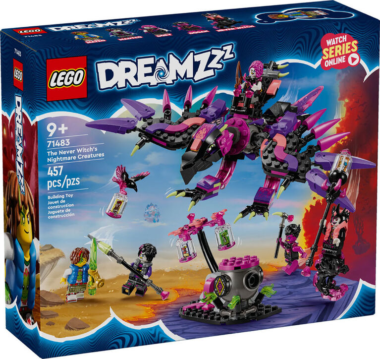 LEGO DREAMZzz Les créatures cauchemardesques de la Sorcière des cauchemars 71483