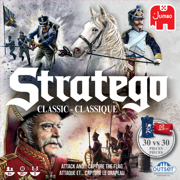 Stratego Classic (Bilingue) 2 joueurs, 8 ans et plus, 30 minutes 